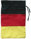 Baumwollsäckchen Deutschlandfarben 15 x 10 cm